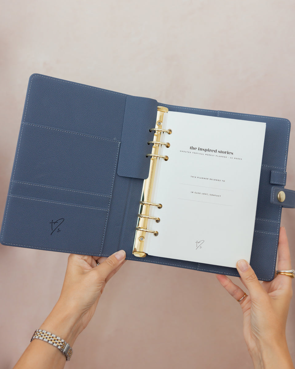 Undated Vertical Weekly Ring Binder Planner Set – The Inspired Stories