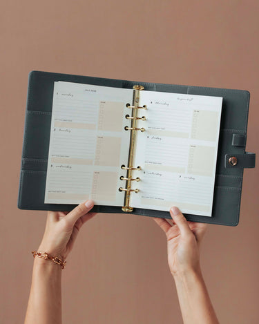 Undated Lifestyle Ring Binder Planner – The Inspired Stories