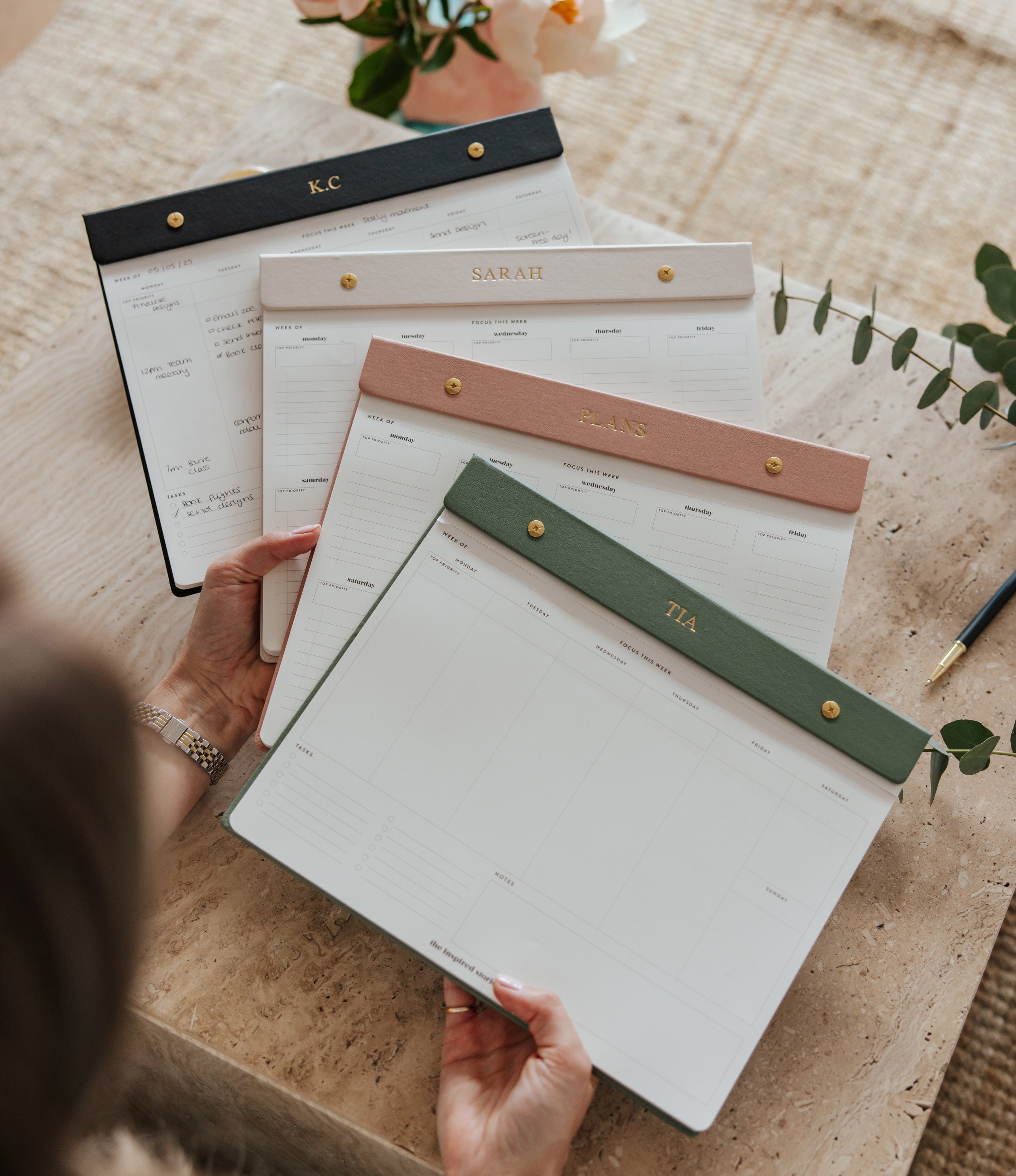 Refillable Weekly Notepad - Lined – The Inspired Stories