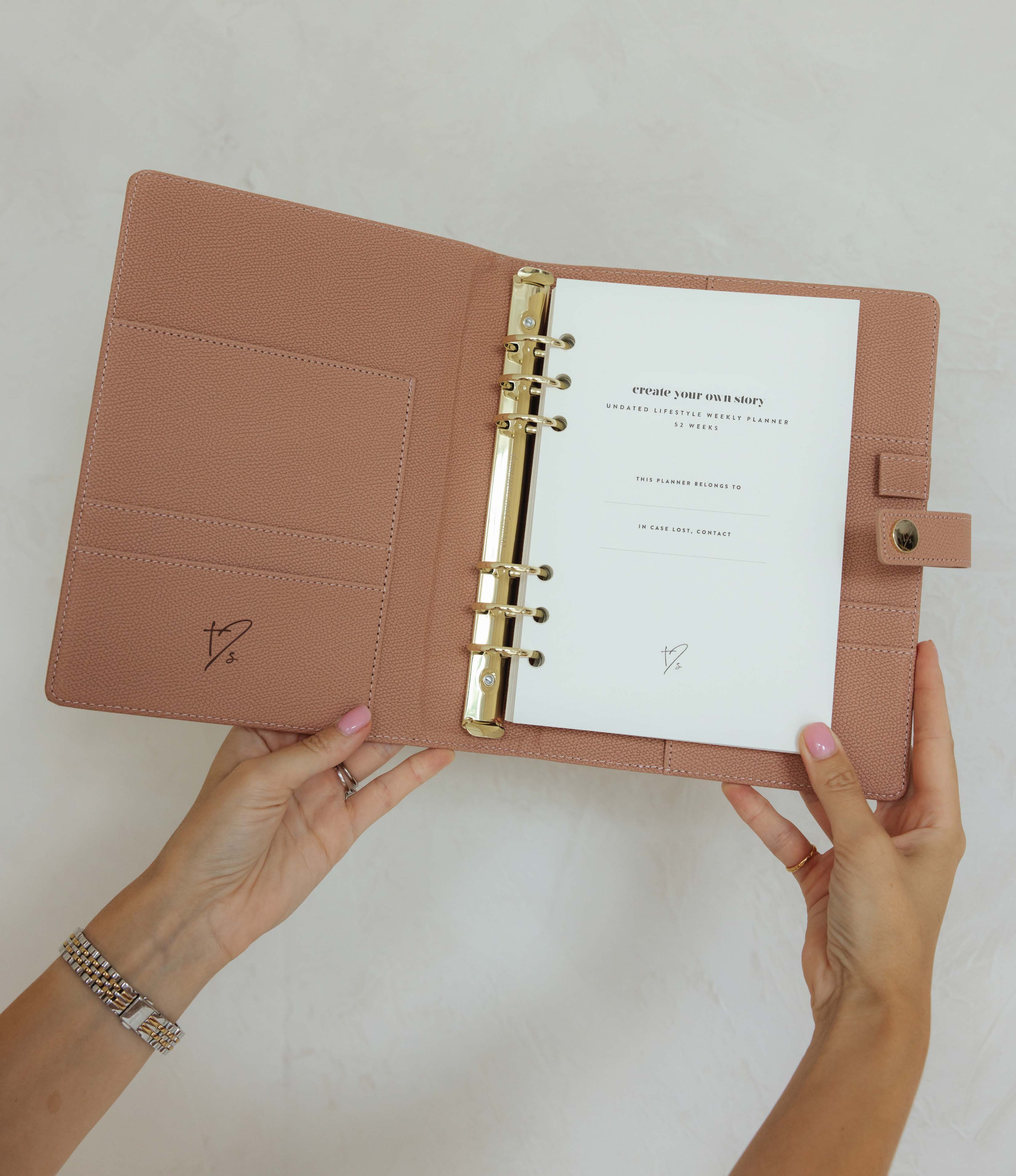 Undated Lifestyle Weekly Ring Binder Planner Set – The Inspired Stories