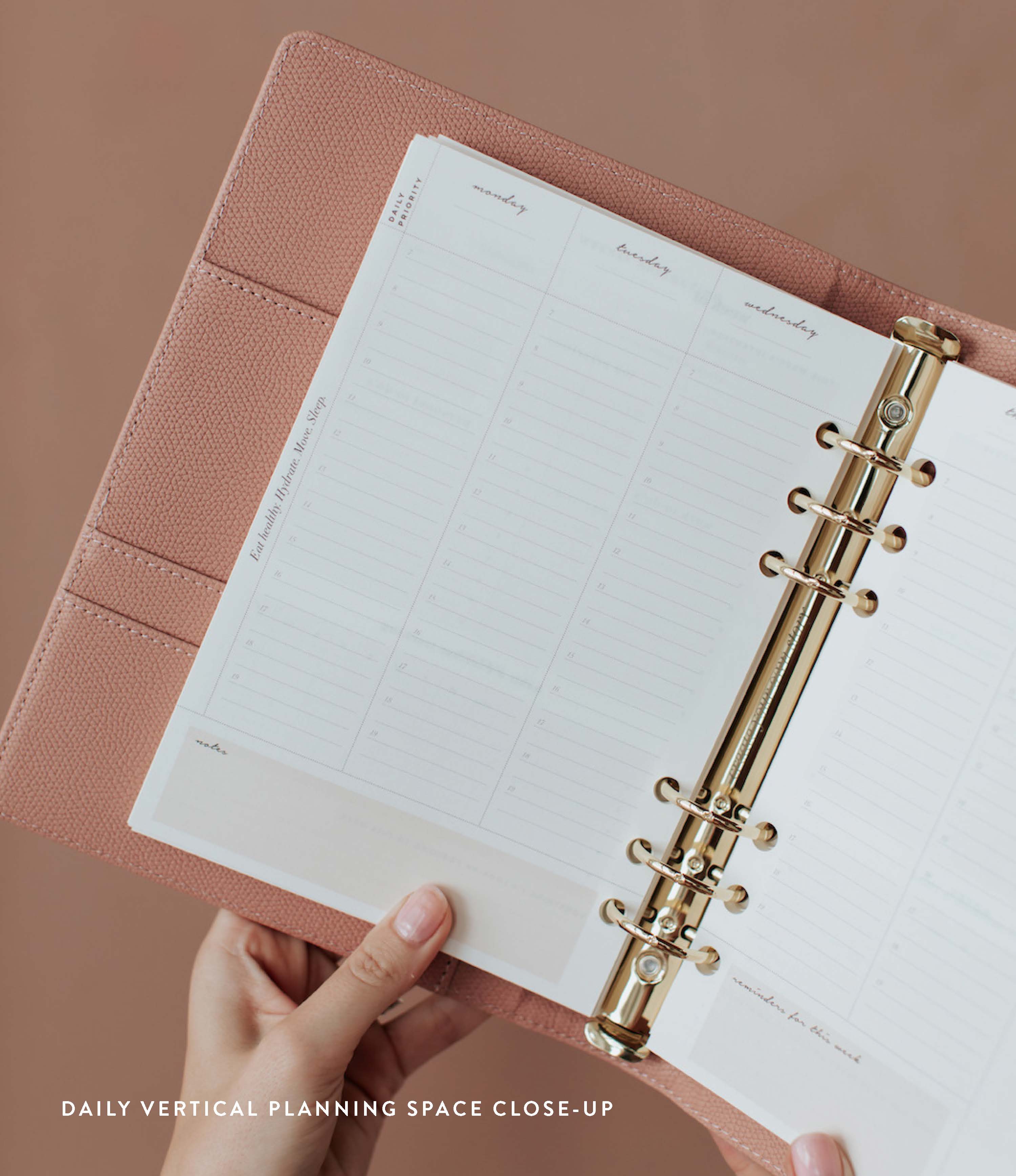 Undated Vertical Weekly Ring Binder Planner Set – The Inspired Stories