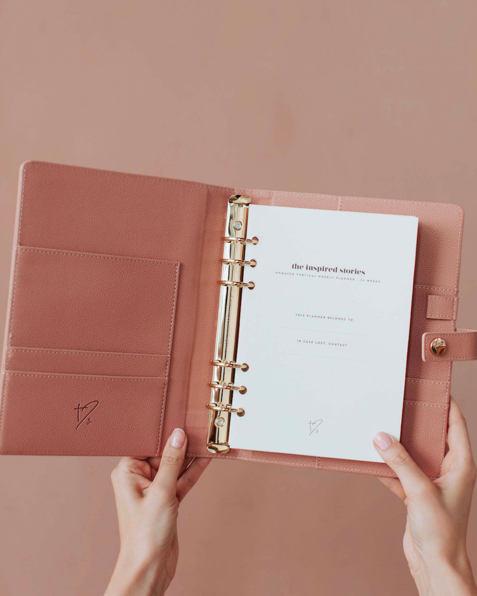 Undated Vertical Weekly Ring Binder Planner Set – The Inspired Stories