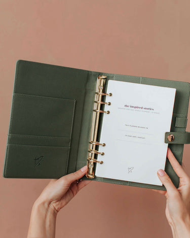 Undated Vertical Weekly Ring Binder Planner Set – The Inspired Stories