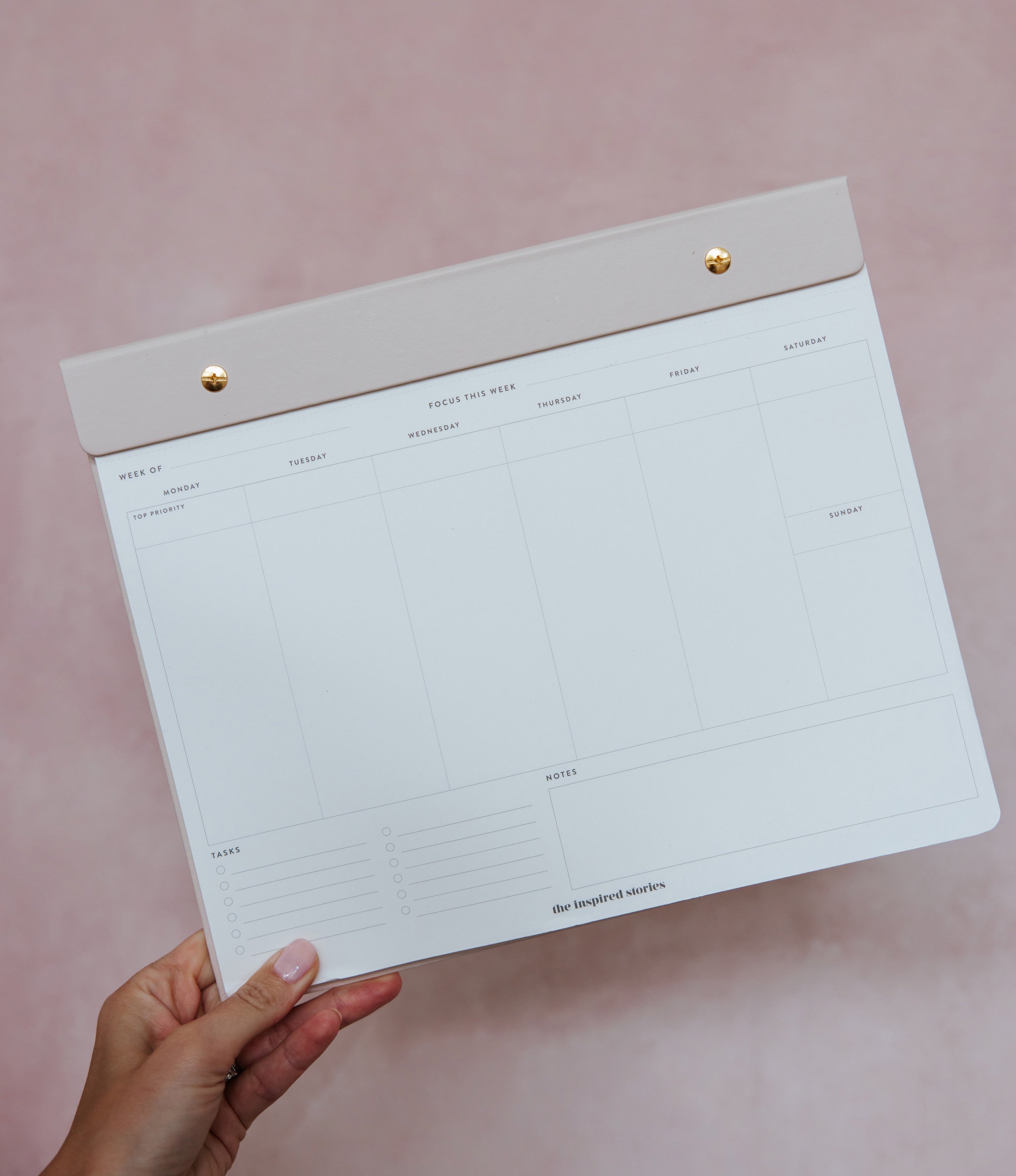 Vertical Notes Box Refillable Weekly Notepad - Vertical – The Inspired Stories