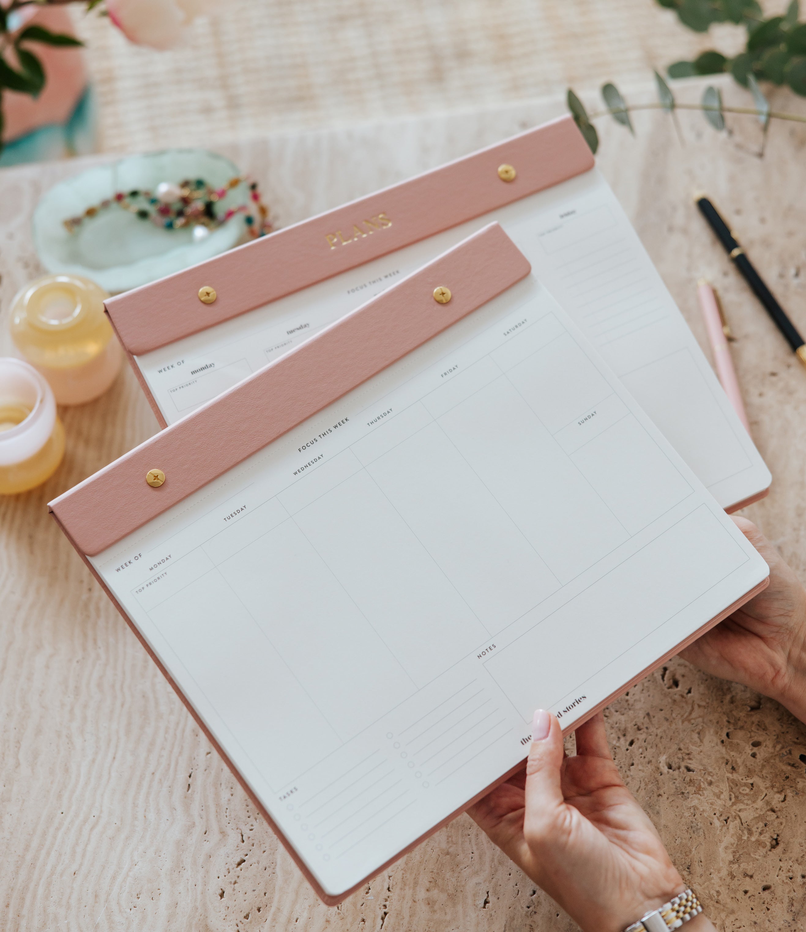 Refillable Weekly Notepad - Vertical – The Inspired Stories